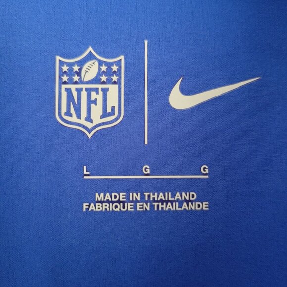 NWT Nike Los Angeles Rams On Field Short Sleeve Windbreaker Size L - Picture 6 of 15